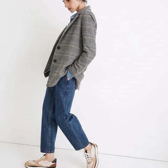 Madewell Dorset Blazer in Browne Plaid (L) - Picture 2 of 4